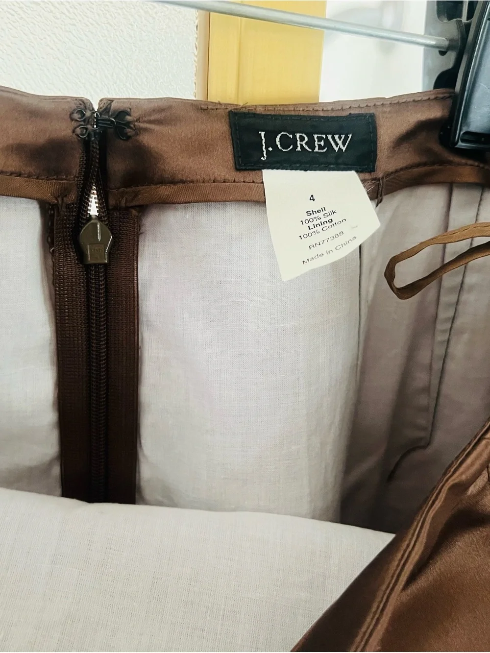 J. Crew Silk Pencil Skirt